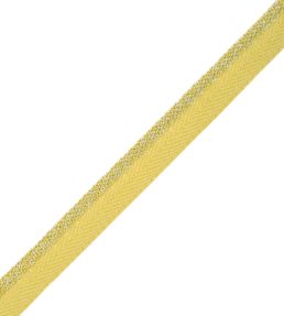 1/4" Jardin Silk Cord With Tape Trimming by Samuel & Sons Canary