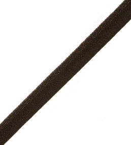 1/4" Jardin Silk Cord With Tape Trimming by Samuel & Sons Chocolate