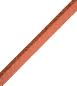 1/4" Jardin Silk Cord With Tape Trimming by Samuel & Sons Copper
