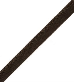 1/4" Jardin Silk Cord With Tape Trimming by Samuel & Sons Espresso