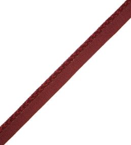1/4" Jardin Silk Cord With Tape Trimming by Samuel & Sons Merlot