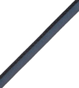 1/4" Jardin Silk Cord With Tape Trimming by Samuel & Sons Midnight