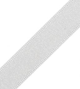 38mm Cambridge Metallic Braid Trimming by Samuel & Sons Silver Leaf