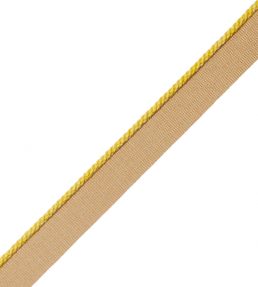2.5mm Cambridge Cord With Tape Trimming by Samuel & Sons Citron