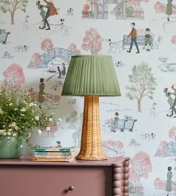 101 Dalmatians Wallpaper by Sanderson Breeze Blue