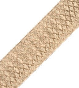 1.75" Le Jardin Silk Border Trimming by Samuel & Sons Champagne