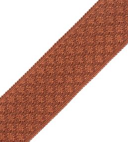 1.75" Le Jardin Silk Border Trimming by Samuel & Sons Cinnamon
