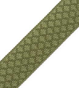 1.75" Le Jardin Silk Border Trimming by Samuel & Sons Leaf