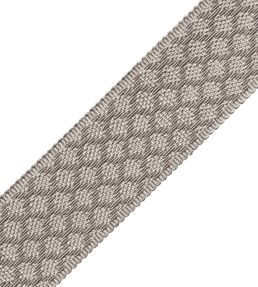 1.75" Le Jardin Silk Border Trimming by Samuel & Sons Silver