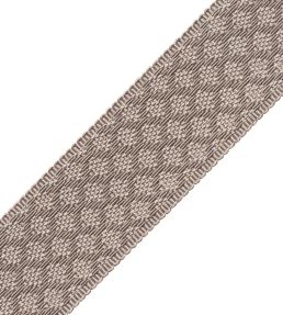 1.75" Le Jardin Silk Border Trimming by Samuel & Sons Steel