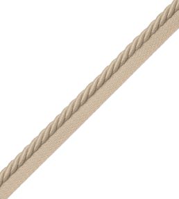 3/8" Saisons Cord With Tape Trimming by Samuel & Sons Sand Dune