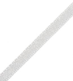 13mm Cambridge Metallic Braid Trimming by Samuel & Sons Silver Leaf