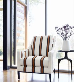 Abito Stripe Fabric by Thibaut Clay