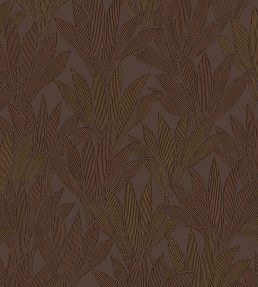 Abstract Palm Wallpaper by Eijffinger Brown/Red