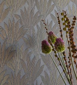 Abstract Palm Wallpaper by Eijffinger Grey/Silver