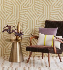 Abstract Stripe Wallpaper by Eijffinger Natural