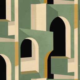 Abysse Fabric by Casamance Amande