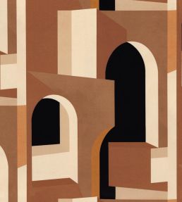Abysse Fabric by Casamance Terracotta