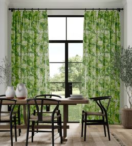 Acanthus Fabric by Morris & Co Leaf Green