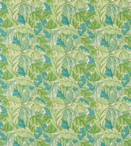 Acanthus Outdoor Fabric by Morris & Co Nettle/Sky Blue