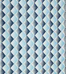 Accordion Fabric by Jim Thompson No.9 Blues