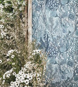 Acropora Wallpaper by Harlequin Brazilian Rosewood / Nectar / Tree Canopy