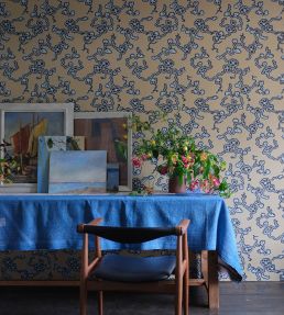 Adelaide Wallpaper by Farrow & Ball Biscuit