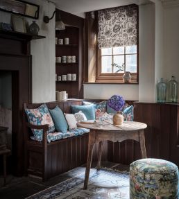 Adeline Fabric by Clarke & Clarke Antique/Charcoal