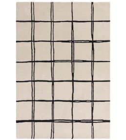 Asiatic Albany Grid rug Monochrome ALBA080150MONO Monochrome