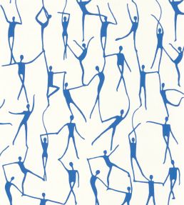 Alberto Wallpaper by Casadeco Bleu Indigo