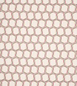 Albus Fabric by Jane Churchill Pink/Aqua