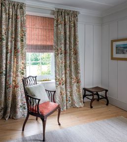 Aldeburgh Fabric by Nina Campbell Chocolate