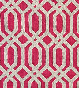 Trellis Addiction Fabric by Aldeco Magenta
