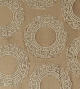 Doily Fabric by Aldeco Plaza Taupe