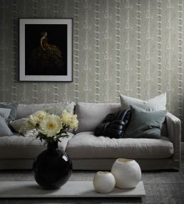 Alexandra Wallpaper by Sandberg Sage Green