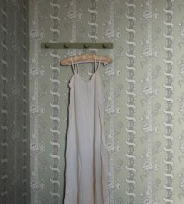 Alexandra Wallpaper by Sandberg Sage Green
