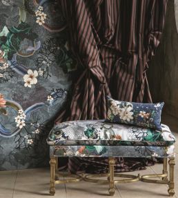 Algae Bloom Fabric by Christian Lacroix Graphite