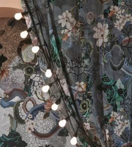 Algae Bloom Fabric by Christian Lacroix Graphite