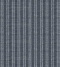 Algonquin Vinyl Wallpaper by Christopher Farr Cloth Midnight Blue
