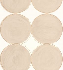 All Around Wallpaper by Caselio Beige Blanc Dore