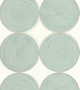 All Around Wallpaper by Caselio Bleu Fumee Dore