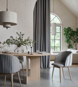 Ponto Fabric by Clarke & Clarke Blush