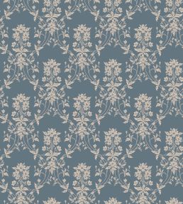 Alva Wallpaper by Sandberg Indigo Blue