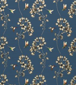 Amazilia Fabric by Harlequin Indigo