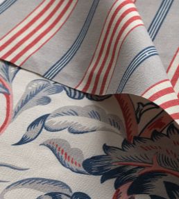 Steyning Fabric by Titley and Marr Latte & Coral
