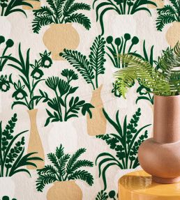 Amphora Wallpaper by Osborne & Little Indigo