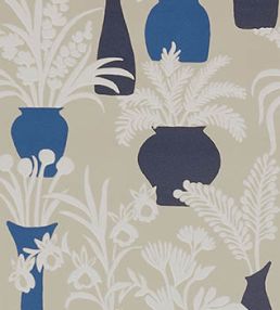 Amphora Wallpaper by Osborne & Little Indigo