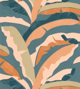 Ampleur Wallpaper by Caselio Bleu Canard