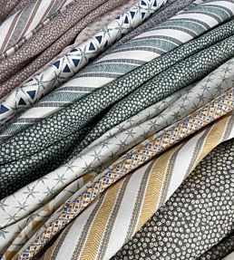 Anise Fabric by Juliet Travers Teal