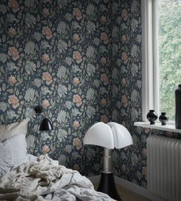 Annabelle Wallpaper by Sandberg Classic Blue